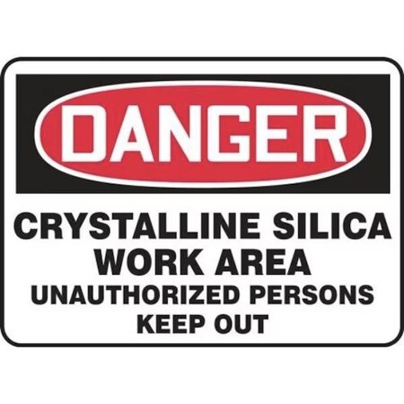 Accuform OSHA DANGER SAFETY SIGN CRYSTALLINE MCHG143XT MCHG143XT